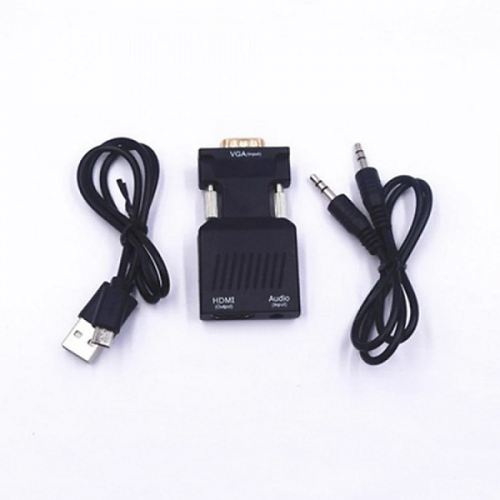 Bộ chuyển đổi VGA + Audio sang HDMI
