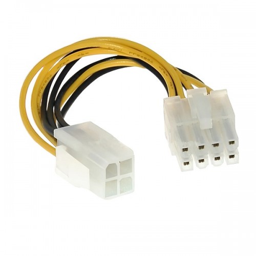Cáp Chia nguồn 4 Pin ra 8 Pin cho nguồn máy tính Hoặc dùng nối dài