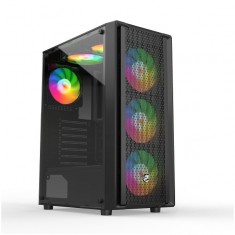 Case CERES V305-M 4FRGB Đen - Kèm 4 FAN Led